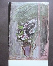 Autografo Gastone Breddo Cartolina Arte Contemporanea Saletta Modena