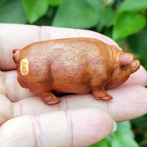 F125 netsuke in legno - netsuke,