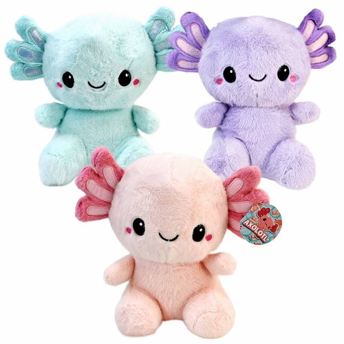 Peluche axolotl seduto - peluche,