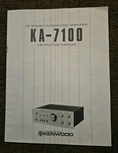 Amplificatore kenwood 7100 - kenwood, ka-7100