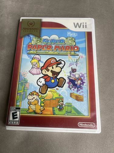 Super paper mario nintendo wii - paper,