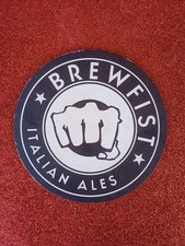Sottobicchiere birra Brew Fist Italian Ale Unobirrai  Indipendente Artigianale 