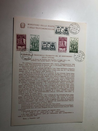 1958 bollettino illustrativo - bollettino,