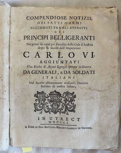 Compendiose notizie dei - notizie, fatti