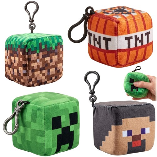 Minecraft plush clip - minecraft, clip-on