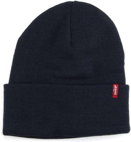 Slouchy red tab beanie - slouchy,