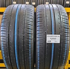 2x PNEUMATICI AUTO ESTIVI 225/45 R18 95V XL KUMHO GOMME USATE 2254518 225 45 18