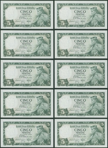 Spagna 10x pesetas - spagna:,