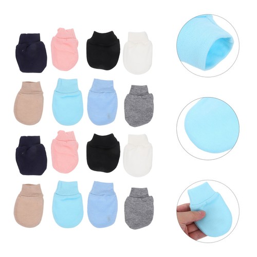 Pairs muffole neonati cotone - 8,