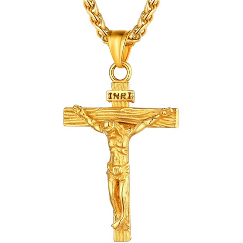 Collana uomo croce - collana,