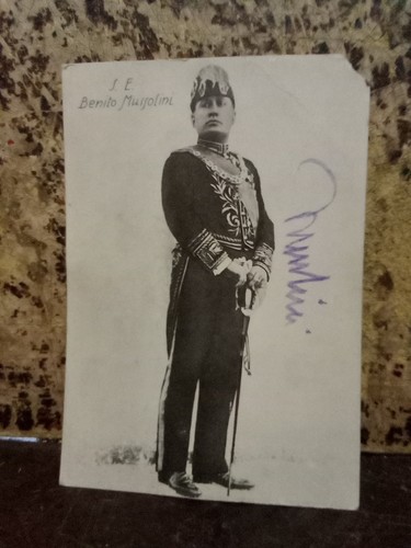 Cartolina benito mussolini - cartolina,