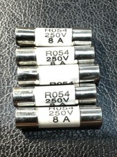 5pz 8A 250V CERAMICO 5X20mm