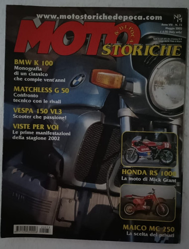 Moto storiche epoca 5 2002 - moto,