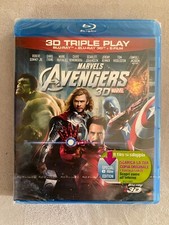 The Avengers Blu Ray 3D film Marvel edizione italiana due dischi + vers digitale