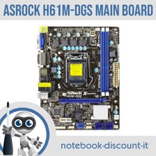 AsRock H61M-DGS Motherboard Socket LGA1155 Slot Ram DDR3 Scheda Madre