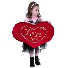 Cuscino Peluche Cuore Gigante