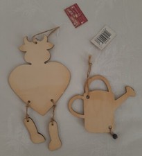 STAMPERIA - Set 2 sagome legno traforo ritaglio dipingere pittura country