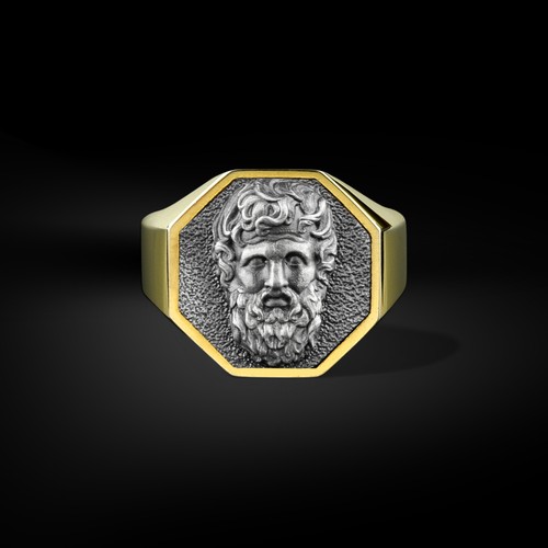 Anello uomo argento - da,