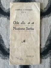 GABRIELE D'ANNUNZIO - ODE ALLA