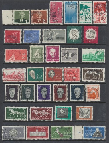 Francobolli germania - francobolli, (ddr)