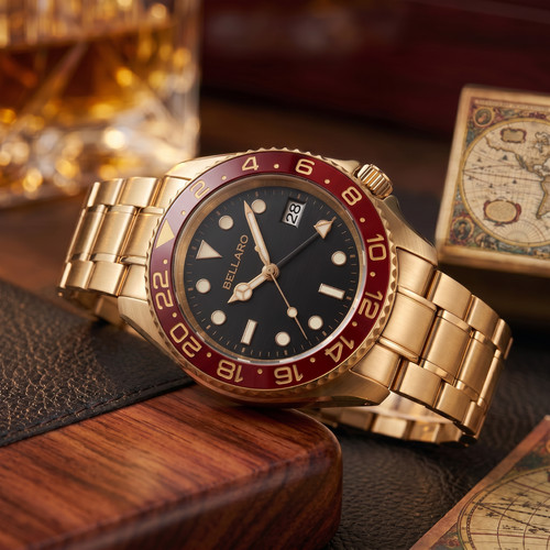 Bellaro gmt style watch - bellaro,