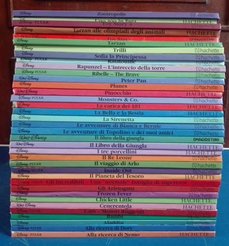 Lotto blocco libri disney - blocco,