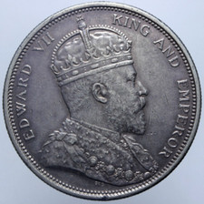 STRAITS SETTLEMENTS EDOARDO VII 1 DOLLARO 1903 BB+/SPL KM#25