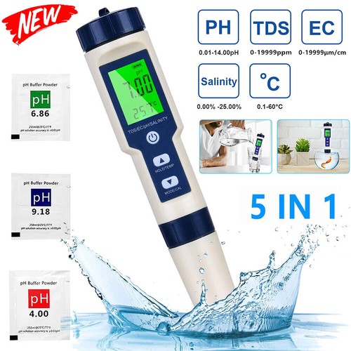 Tester digitale tds ec - tester, ph+tds