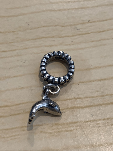 925 dolphin dangling from - dolphin,