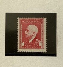 ITALIA REGNO- 1940- MARCA DA BOLLO 20 C.-NUOVO SENZA GOMMA