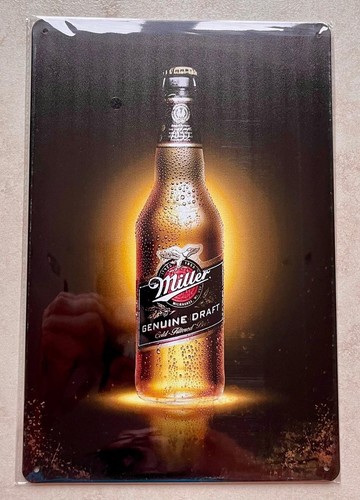 Miller insegna metallo birra - insegna,