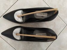 Scarpe da donna Steve Madden in pelle nera modello Sherrie misura 8,5 come nuove