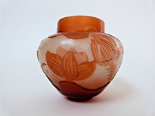 emile gallé vase dégagé à