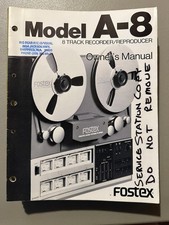 Fostex Modello A-8 8 Tracce