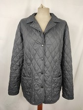 Giacca a vento Barbour Donna/ Unisex blu Uk16 tg.44/46 Quilted Navy jacket si...