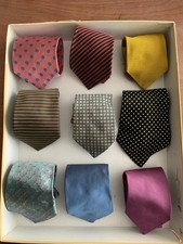 collezione di cravatte in seta