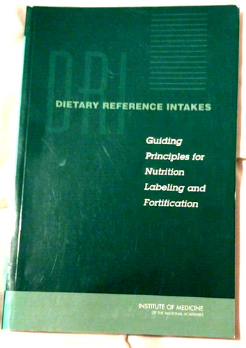 Dietary reference intakes - dietary,