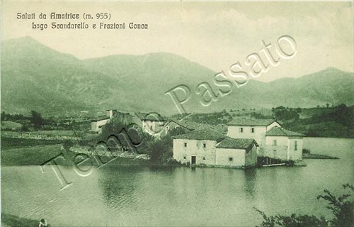 Cartolina saluti amatrice - cartolina,