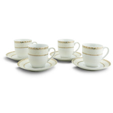 Set 4 tazzine da caffe con