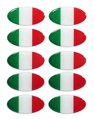Bandiere italia set adesivi - italia,