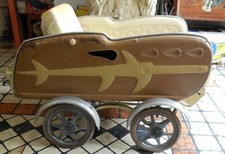 VINTAGE METAL TIN STROLLER