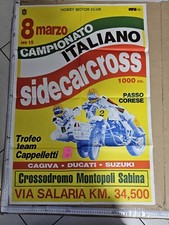 Manifesto Passo Corese  Trofeo Cappelletti Cagiva Ducati Sukuki Montopoli Sabina