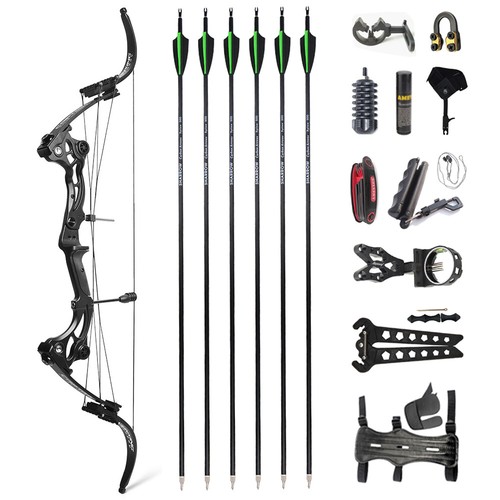 Set arco composto - arco, 40-55lbs