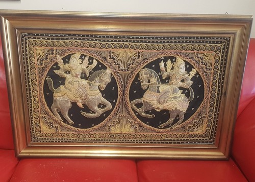 Arazzo orientale incorniciato - arazzo,