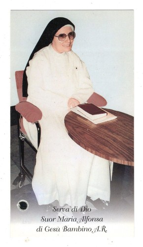 Suor maria alfonsa gesu - alfonsa, gesu'