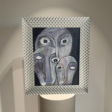 Quadro moderno dipinto a mano Emozioni in colore Astratto su tela 40x50