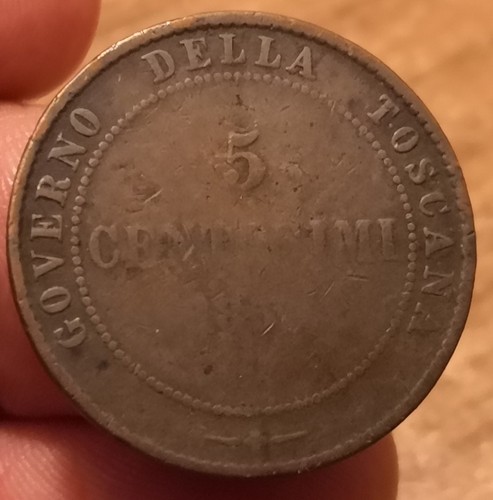Moneta centesimi 1859 - moneta,