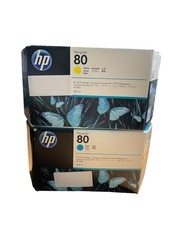2x HP 80 HP C4846A + HP C4848A