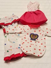 Lotto abiti cuoricini Barbie