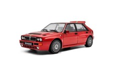 Modellino auto Lancia Delta HF Integrale 1995 rosso 1:18 Solido